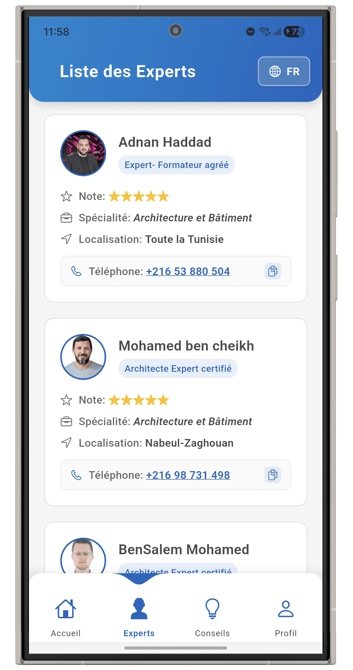 Annuaire d'Experts